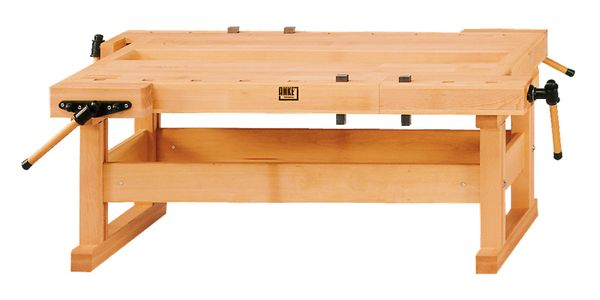 werkbank, holzwerkbank, klemmwerkbank, holz, groß
