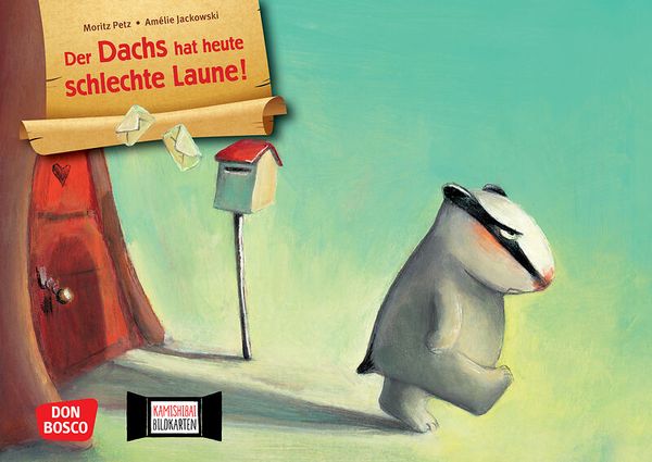Kamishibai Bildkartenset - Der Dachs hat heute schlechte Laune Kamishibai Bildkartenset - Der Dachs hat heute schlechte Laune