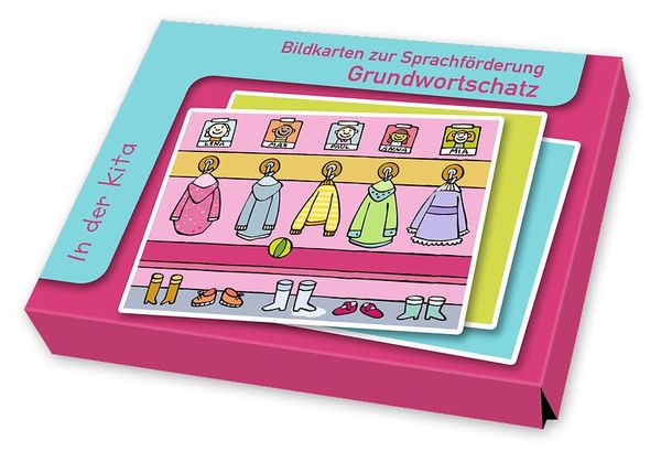 Bildkarten zur Sprachförderung: Grundwortschatz In der Kita