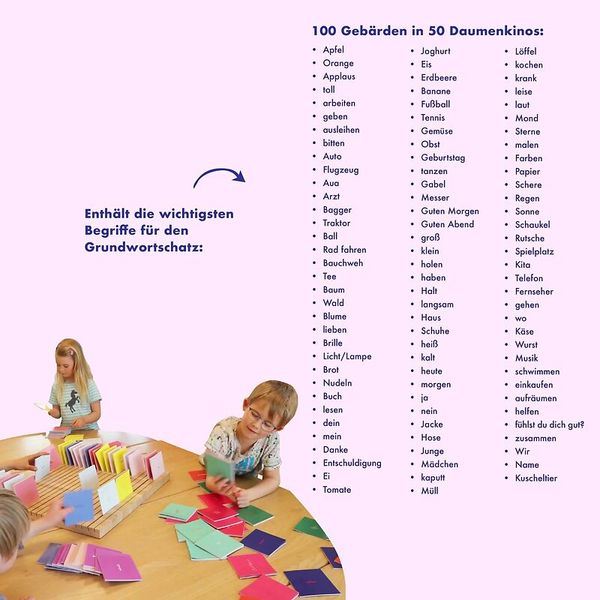 talking hands - Daumenkinos für Gebärden, verschiedene Starter-Sets