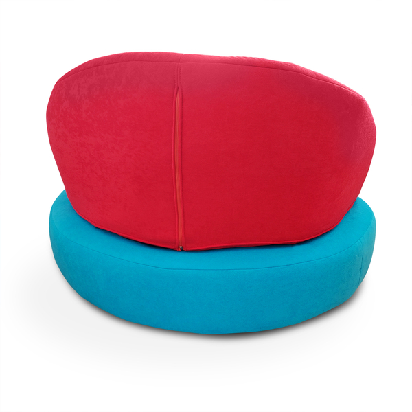 Sessel, Pouf, Hocker, Farbige Sitzgelegenheit, Rundform