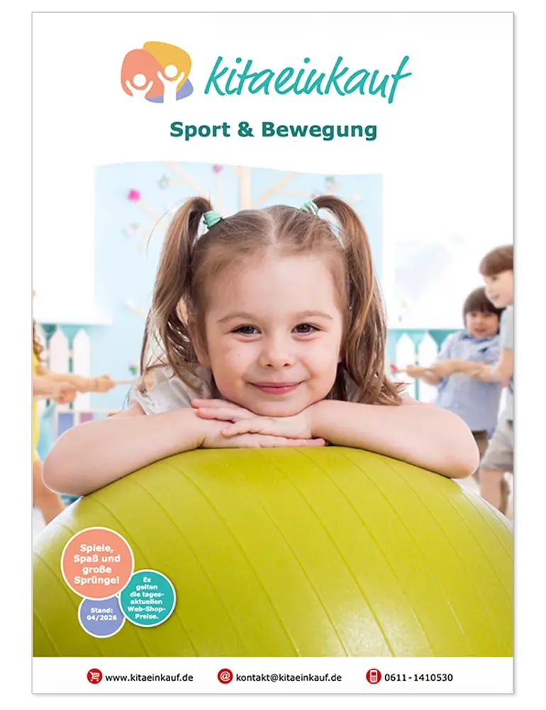 Titelseite des Flyers "Sport & Bewegung"