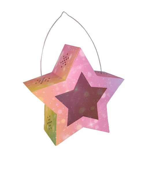 Laternen-Bastelset Twinkle Star, Farbe wählbar, Ø19 cm, 1 Set