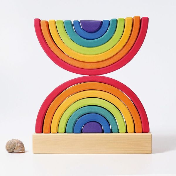 GRIMM´S Regenbogen Steckturm, ab 1 Jahr GRIMM´S Regenbogen Steckturm, ab 1 Jahr