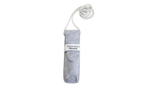 neoprenetasche, tasche, cordschlauch, hellgrau, kleine tasche