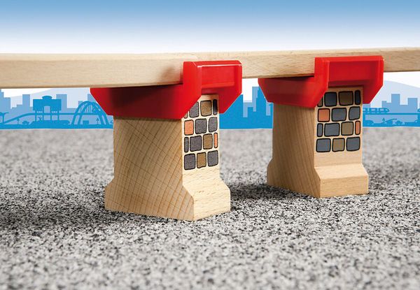 BRIO Brückenfundament, 2 Teile, ab 3 Jahre