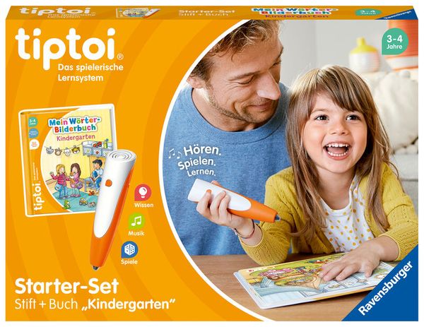 RAVENSBURGER tiptoi® Starter-Set: Stift und Wörter-Bilderbuch "Kindergarten", ab 3 Jahre RAVENSBURGER tiptoi® Starter-Set: Stift und Wörter-Bilderbuch "Kindergarten", ab 3 Jahre