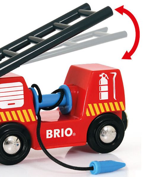 BRIO Feuerwehr-Löschzug mit Feuerwehrschlauch und Wassertank, ab 3 Jahre BRIO Feuerwehr-Löschzug mit Feuerwehrschlauch und Wassertank, ab 3 Jahre