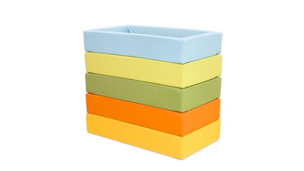 Krippen-Schaumbett mit Matratze, mehrere Farben Krippen-Schaumbett mit Matratze, mehrere Farben