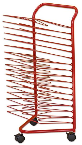 Kleiderbügel, Wäscheständer, Kleiderständer, Metallgestell, Roter Wäscheständer