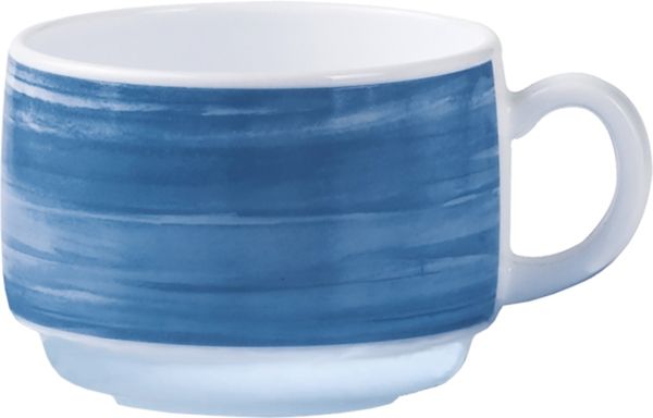 Brush Obertasse stapelbar 190ml, 12 Stück, verschiedene Farben