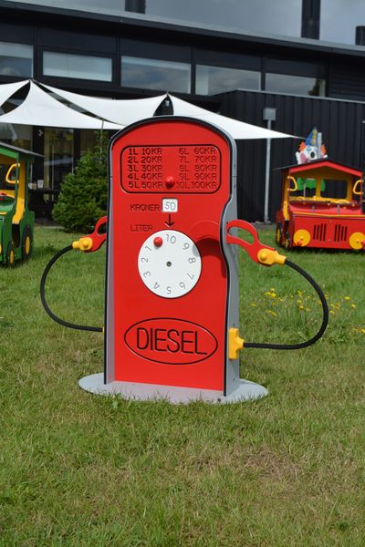 Tankstelle, Diesel, Zapfsäule, Rot, Details, Knöpfe