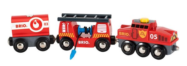 BRIO Feuerwehr-Löschzug mit Feuerwehrschlauch und Wassertank, ab 3 Jahre BRIO Feuerwehr-Löschzug mit Feuerwehrschlauch und Wassertank, ab 3 Jahre