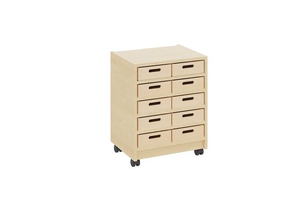 Materialschrank mit kleinen Kästen ohne Sichtfenster, Varianten wählbar