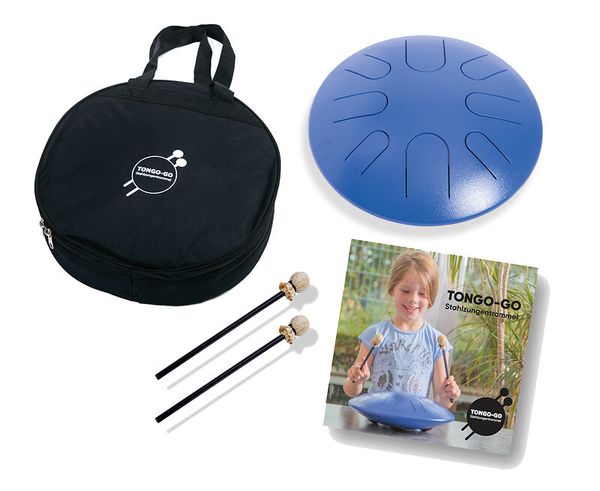 Stahlzungentrommel Komplett-Set Tongo-Go, 4-teiliges Set