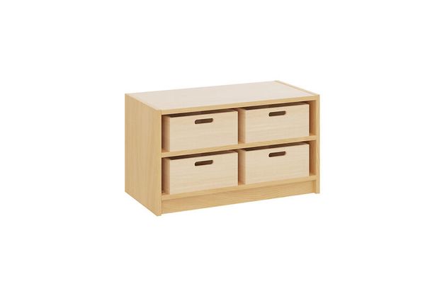 Materialschrank mit großen Kästen ohne Sichtfenster, Varianten wählbar