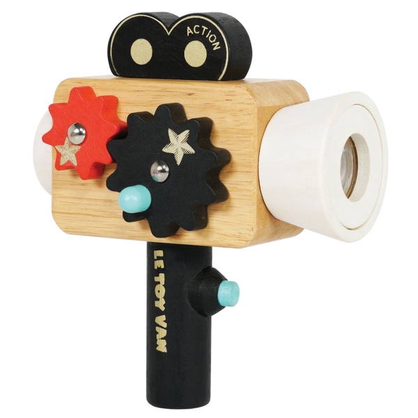 Hollywood Filmkamera, Holz, 13 x 8 x 15 cm, ab 3 Jahre Hollywood Filmkamera, Holz, 13 x 8 x 15 cm, ab 3 Jahre