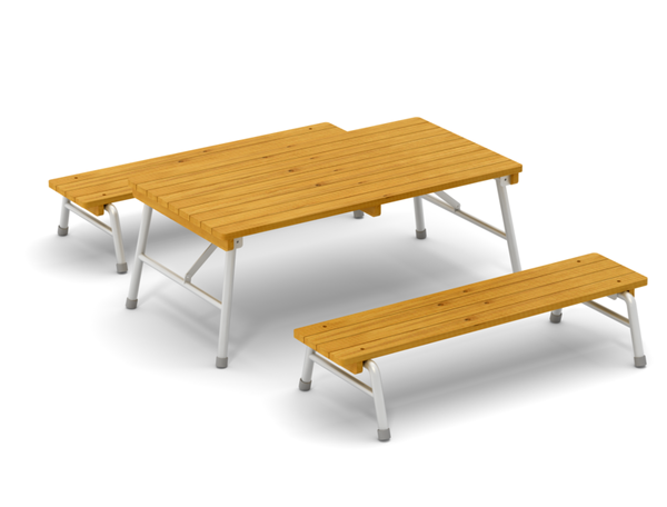 Outdoor-Tisch 150 x 63 x 55 cm, klappbar Outdoor-Tisch 150 x 63 x 55 cm, klappbar