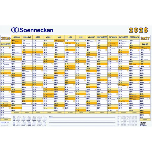 Kalender, Jahresplaner, Wandkalender, Monatskalender, Linienkalender