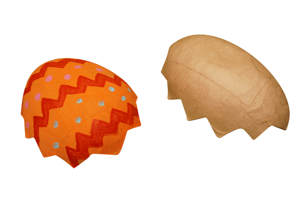 Eierhälften aus Karton, 4er-Set Eierhälften aus Karton, 4er-Set