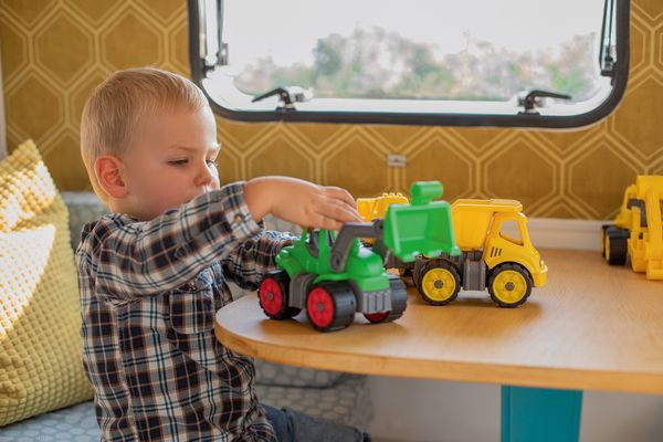 BIG Power-Worker Mini Traktor, Kunststoff, 23 x 10 x 11,5 cm, 2-5 Jahre