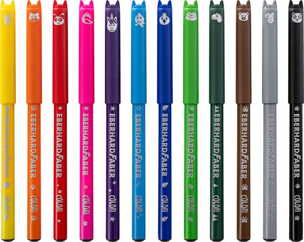 marker, colorful, felt-tip, color set, broad tip
