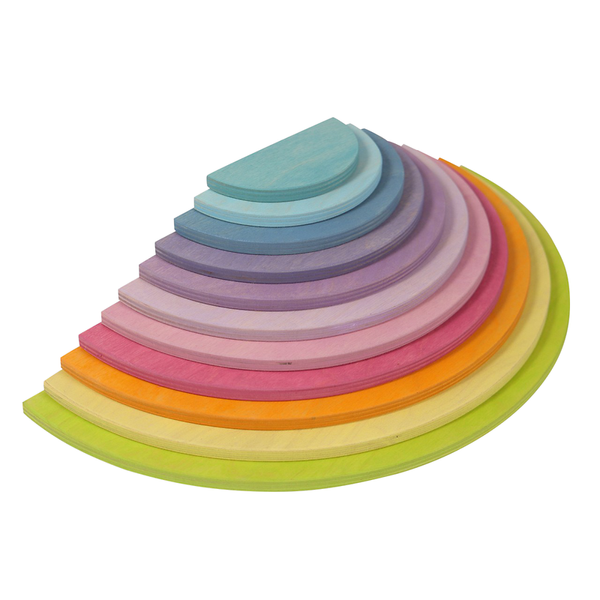 Holzbausteine, Kleinteile, Streifenlarissa, Sortierte Farben, Puzzleteil-Set