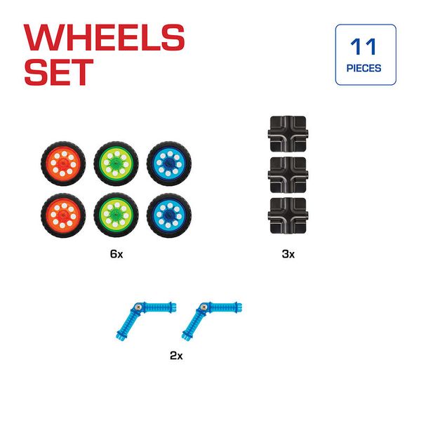 GEOSMART Wheels Set, 11 Teile, ab 3 Jahre GEOSMART Wheels Set, 11 Teile, ab 3 Jahre