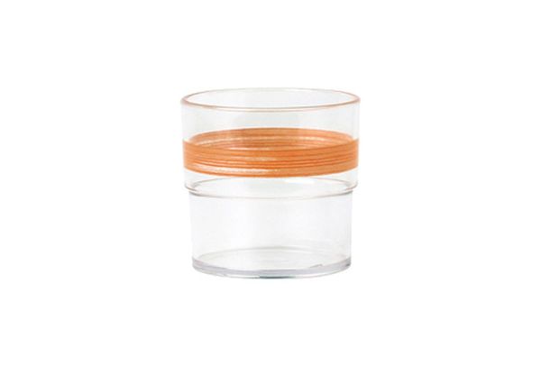 WACA Kunststoff-Trinkglas Bistro, 230 ml, 5 Stück, Farbe wählbar