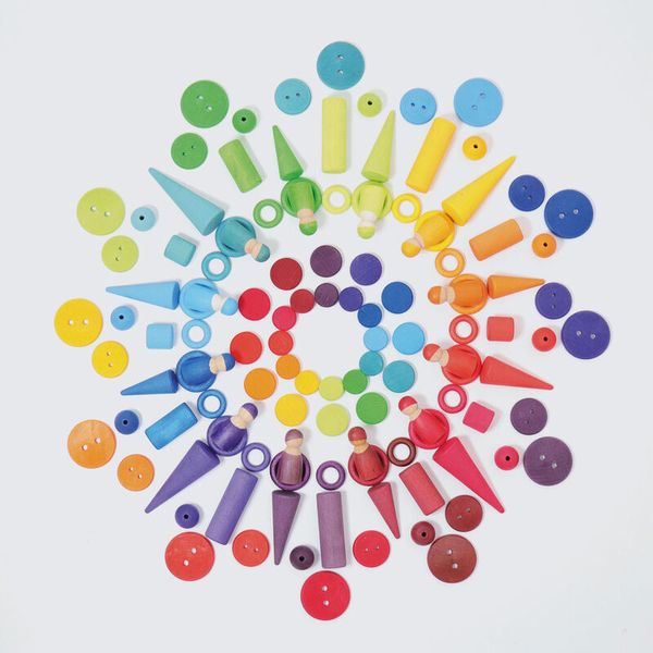 GRIMM´S Holztaler Regenbogen, 24 tlg. GRIMM´S Holztaler Regenbogen, 24 tlg.