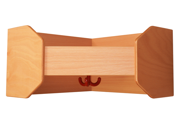 holzregal, regal, wandregal, haken, kleinteilung