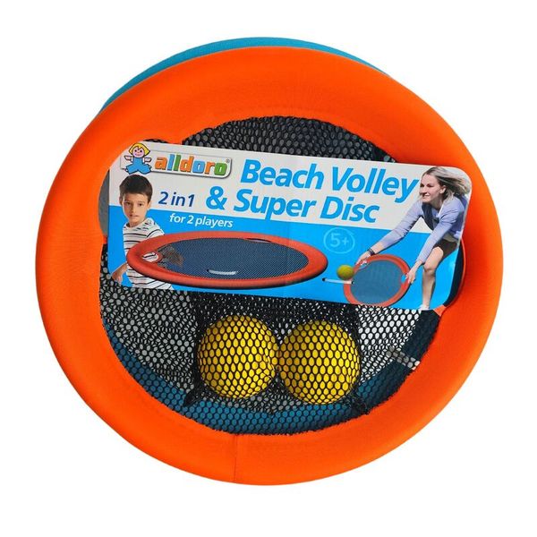 2 in 1 XL Beach Volley & Super Disc