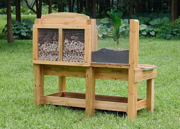 Insekten- und Pflanzenbeobachtungsstand