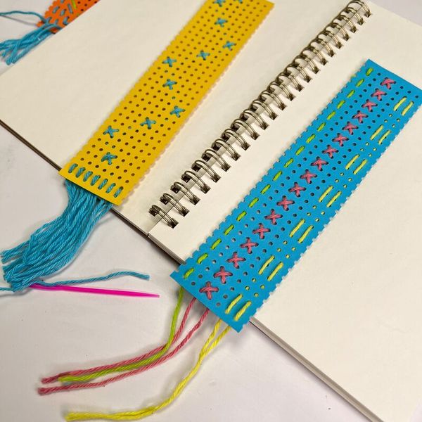 FOLIA Sticknadeln aus Kunststoff, 6,5 cm x 1,8 mm, 32 Stück