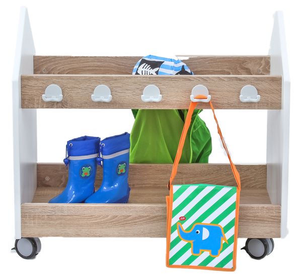 BETZOLD EduCasa Taschenwagen, mit 10 Doppelhacken