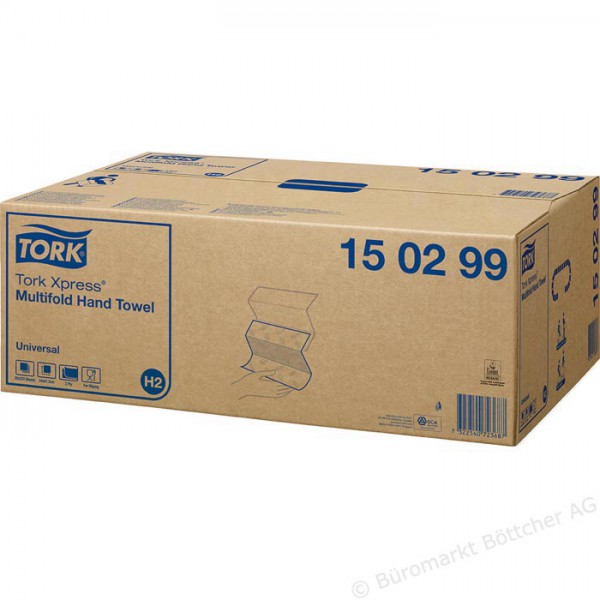 TORK Handtuchpapier Xpress Multifold (150299), H2, 20x237 Blatt TORK Handtuchpapier Xpress Multifold (150299), H2, 20x237 Blatt