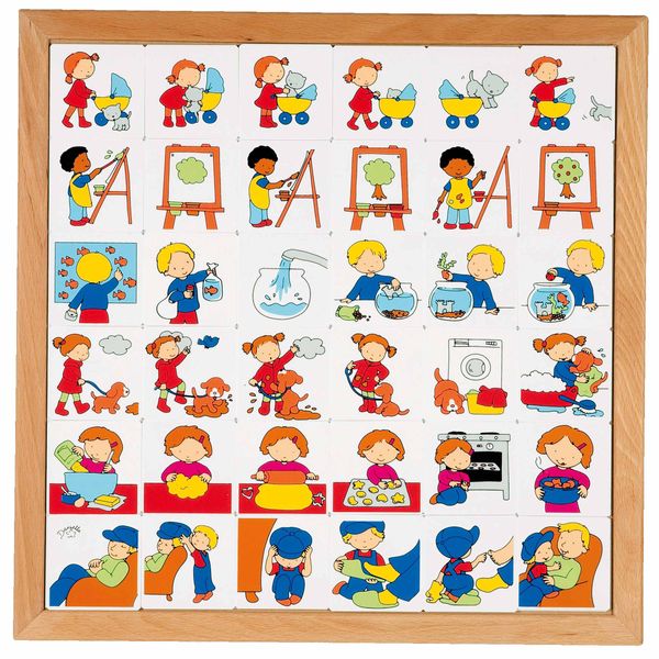 EDUCO Logische Reihenfolge, Sortierspiel, ab 4 Jahre EDUCO Logische Reihenfolge, Sortierspiel, ab 4 Jahre