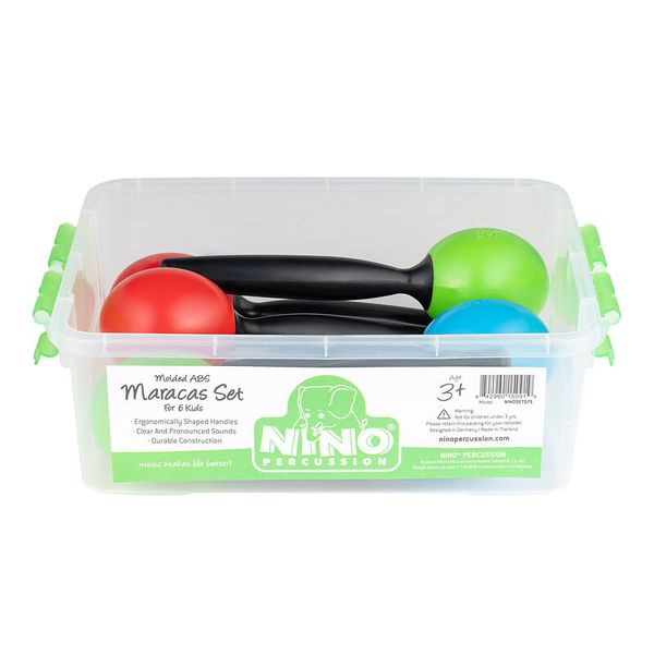 NINO® Percussion Kids Maracas Set, Set-Größe wählbar