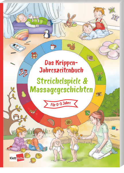 Kinderbuch, Streichelspiele, Massagegeschichten, Jahreszeitenbuch, Krippenkind