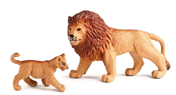 Wildtiere mit ihren Jungen, 12 Stück,  ca. 4 - 12 cm, ab 3 Jahre Wildtiere mit ihren Jungen, 12 Stück,  ca. 4 - 12 cm, ab 3 Jahre