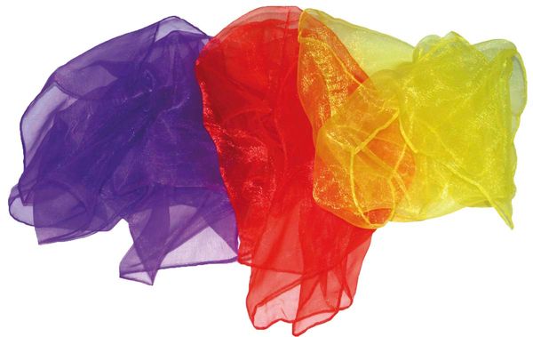 tüllschal, Schal, bunt, Mehrfarbig, transparente Stoffe
