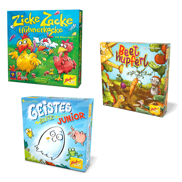 ZOCH Spieleklassiker-Set, ab 4 Jahre (3 Spiele)