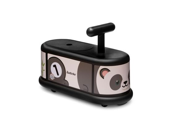 Kinderhocker, Panda, Trolley, Musikrolle, Holz/Plastik
