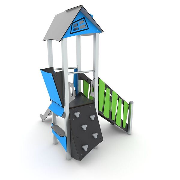 Spielturm mit Rustche, Steel+ 
