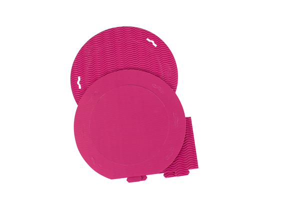 Laternen-Rohlinge, rund, aus 3D-Colorwellpappe, 10 Stück, Farbe wählbar