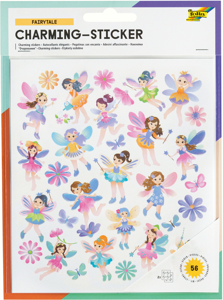 FOLIA Charming Sticker Feen, 280 Sticker