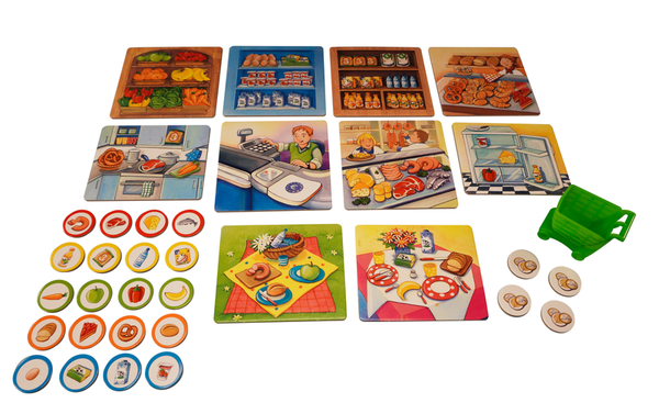 RAVENSBURGER Spiel "Komm, wir kaufen ein", 1-4 Personen, ab 2 Jahre
