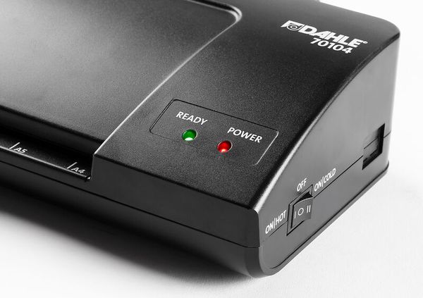 Dahle Laminiergerät, schwarz, mit 2 beheizten Silikonrollen, Ausführung wählbar