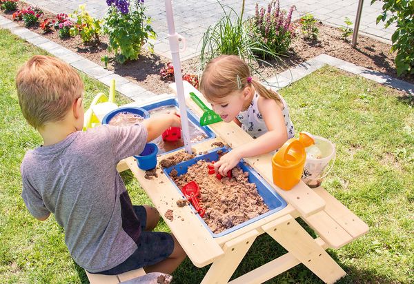 PINOLINO Kindersitzgarnitur Matsch-Nicki für 4, natur
