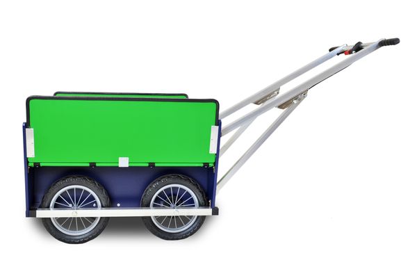 Krippenwagen Fritz Kobaltblau-Grün, 6-Sitzer